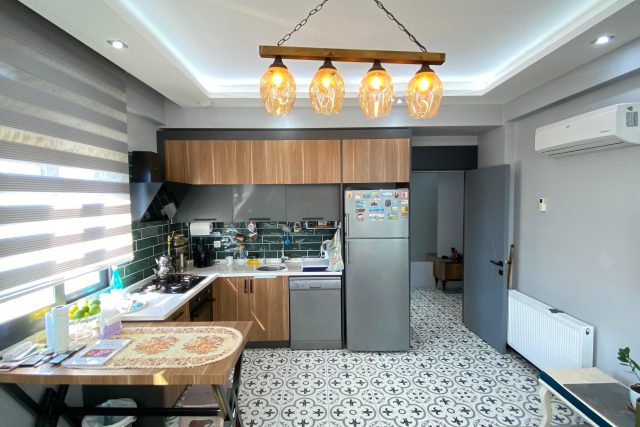 TECEDE D.GAZLI DENİZ MANZARALI LÜKS EŞYALI SATLIK 3+1